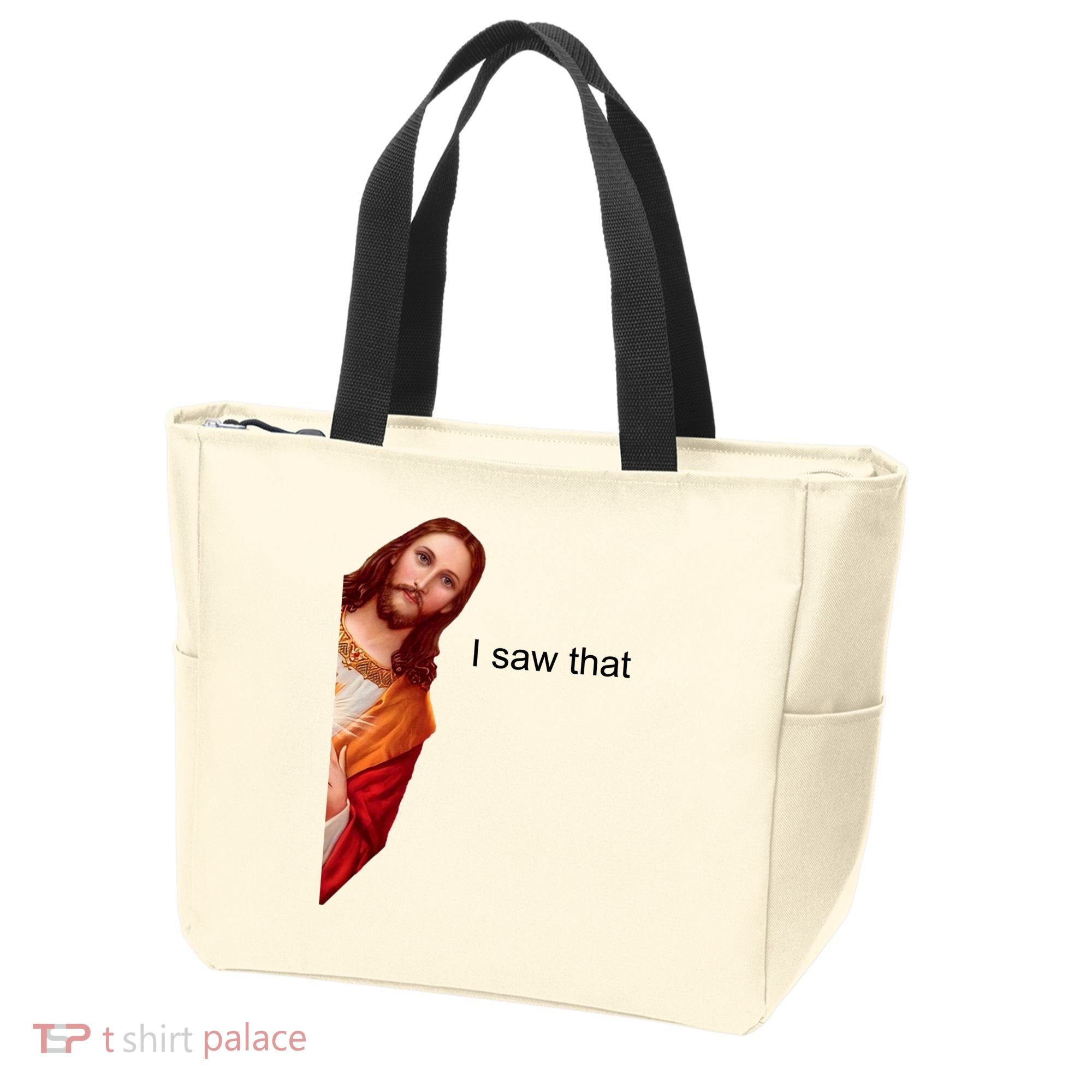 Jesus I Saw That Meme Tote Bag