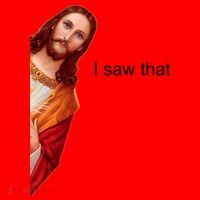 Jesus I Saw That Meme Santa Hat thumb 1