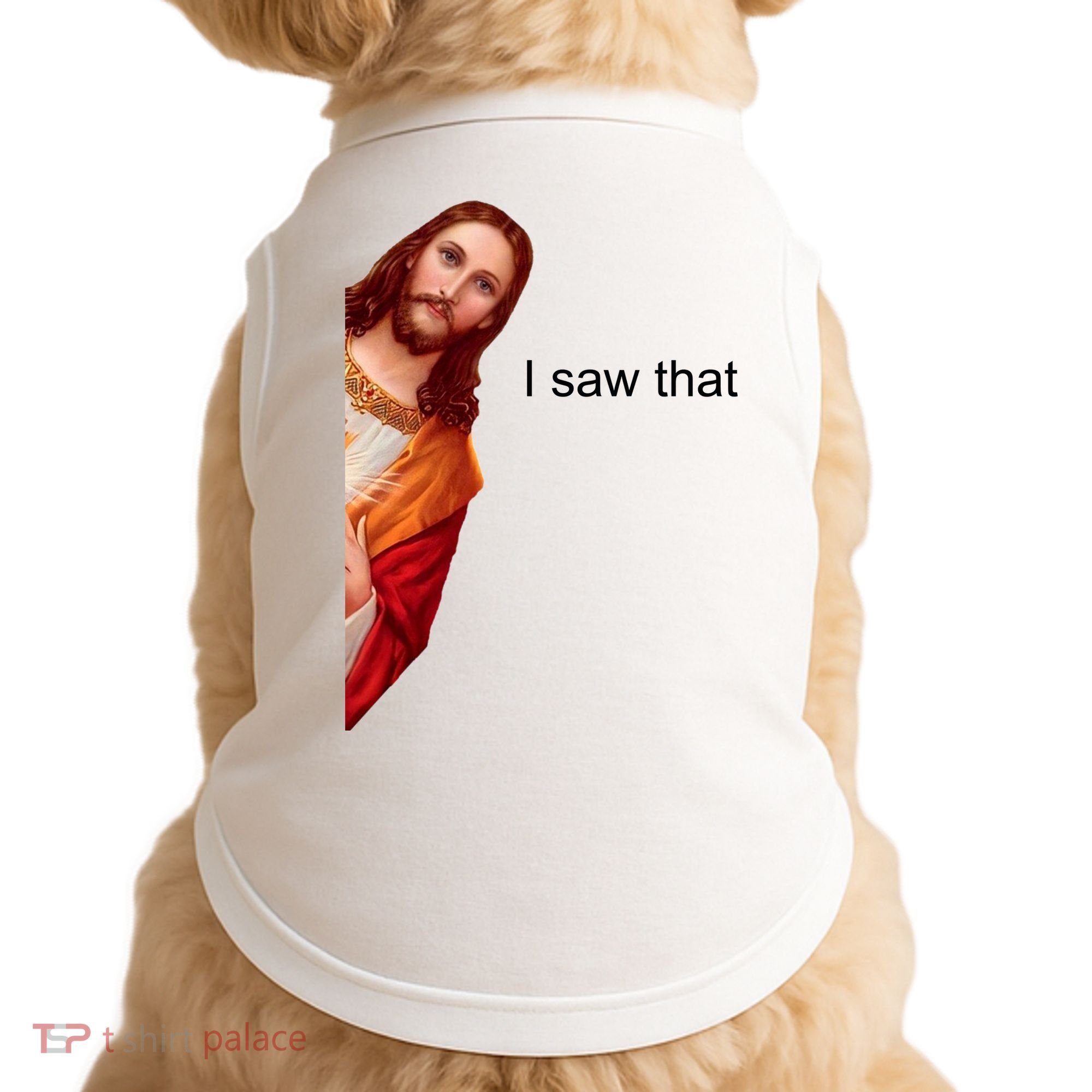 Jesus I Saw That Meme Doggie Tank