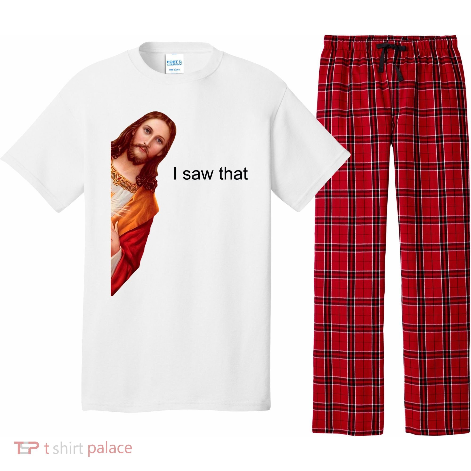 Jesus I Saw That Meme Pajama Set