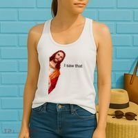 Jesus I Saw That Meme Women's Tank Top thumb 2