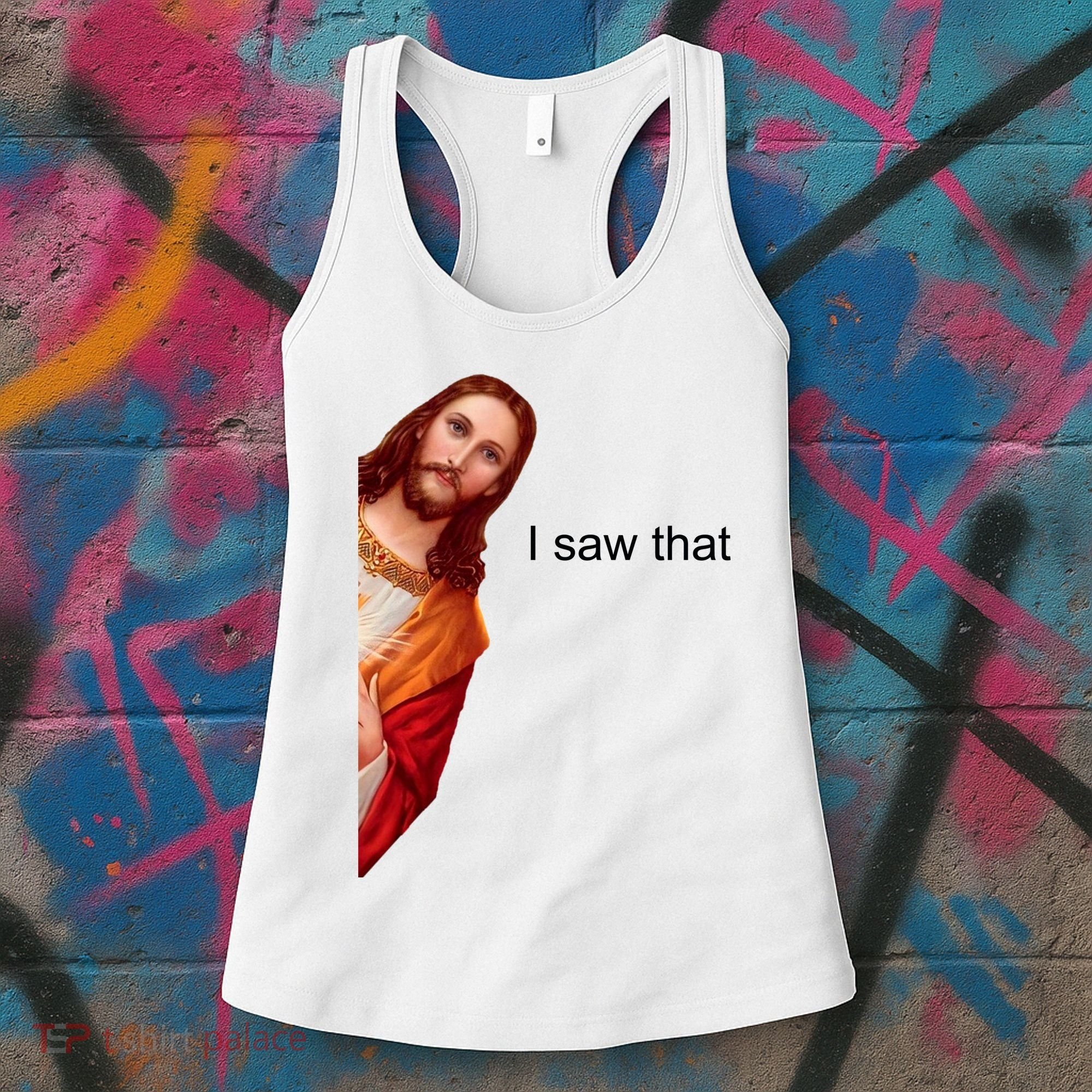 Jesus I Saw That Meme Women's Tank Top