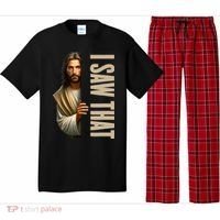 Jesus I Saw That Funny Pajama Set thumb 0