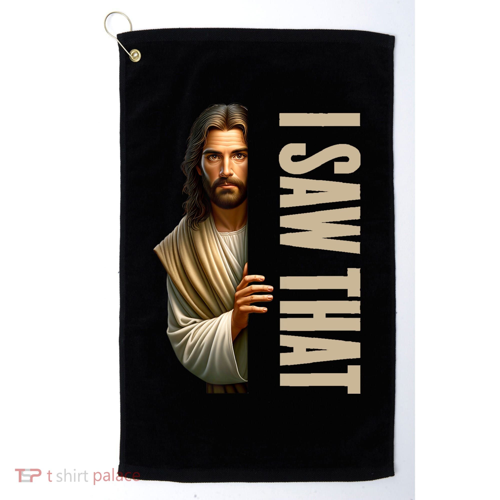 Jesus I Saw That Funny Golf Towel