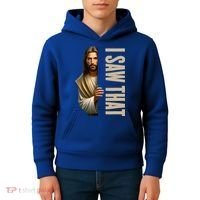 Jesus I Saw That Funny Kids Hoodie thumb 4