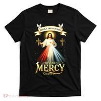Jesus I Trust In You Divine Mercy Catholic Christian Jesus T-Shirt thumb 0