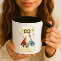 Jesus I Trust In You Divine Mercy Catholic Christian Jesus Coffee Mug thumb 3