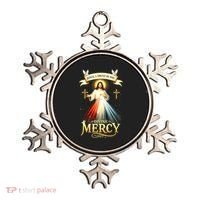 Jesus I Trust In You Divine Mercy Catholic Christian Jesus Ornament thumb 0