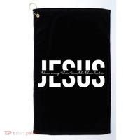 Jesus Is The Way The Truth And The Life Quote Golf Towel thumb 0