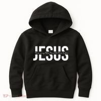 Jesus Is The Way The Truth And The Life Quote Kids Hoodie thumb 0