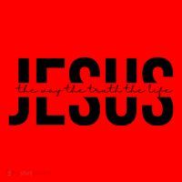 Jesus Is The Way The Truth And The Life Quote Santa Hat thumb 1