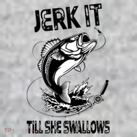 Jerk It Till She Swallows Funny Fishing The Baniff Cuffed Pom Beanie thumb 2