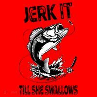 Jerk It Till She Swallows Funny Fishing Santa Hat thumb 1