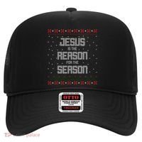 Jesus Is The Reason For The Season Ugly Christmas Sweater Hat thumb 0