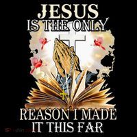 Jesus Is The Only Reason I Made It This Far Fun Christian Women's Hoodie thumb 2