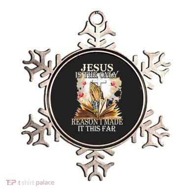 Jesus Is The Only Reason I Made It This Far Fun Christian Ornament