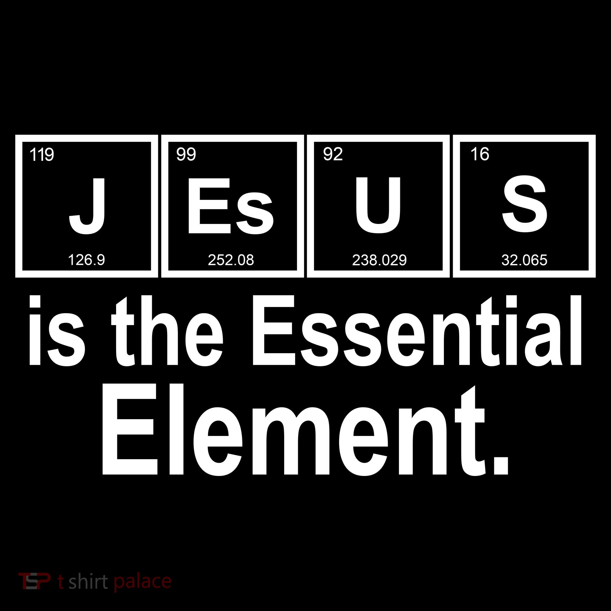 Jesus Is The Essential Element Long Sleeve Shirt