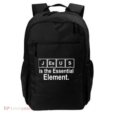 Jesus Is The Essential Element Backpack