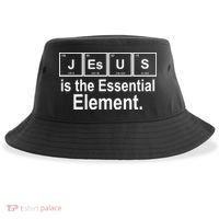 Jesus Is The Essential Element Sustainable Bucket Hat thumb 0