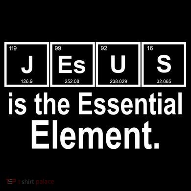 Jesus Is The Essential Element Sustainable Bucket Hat