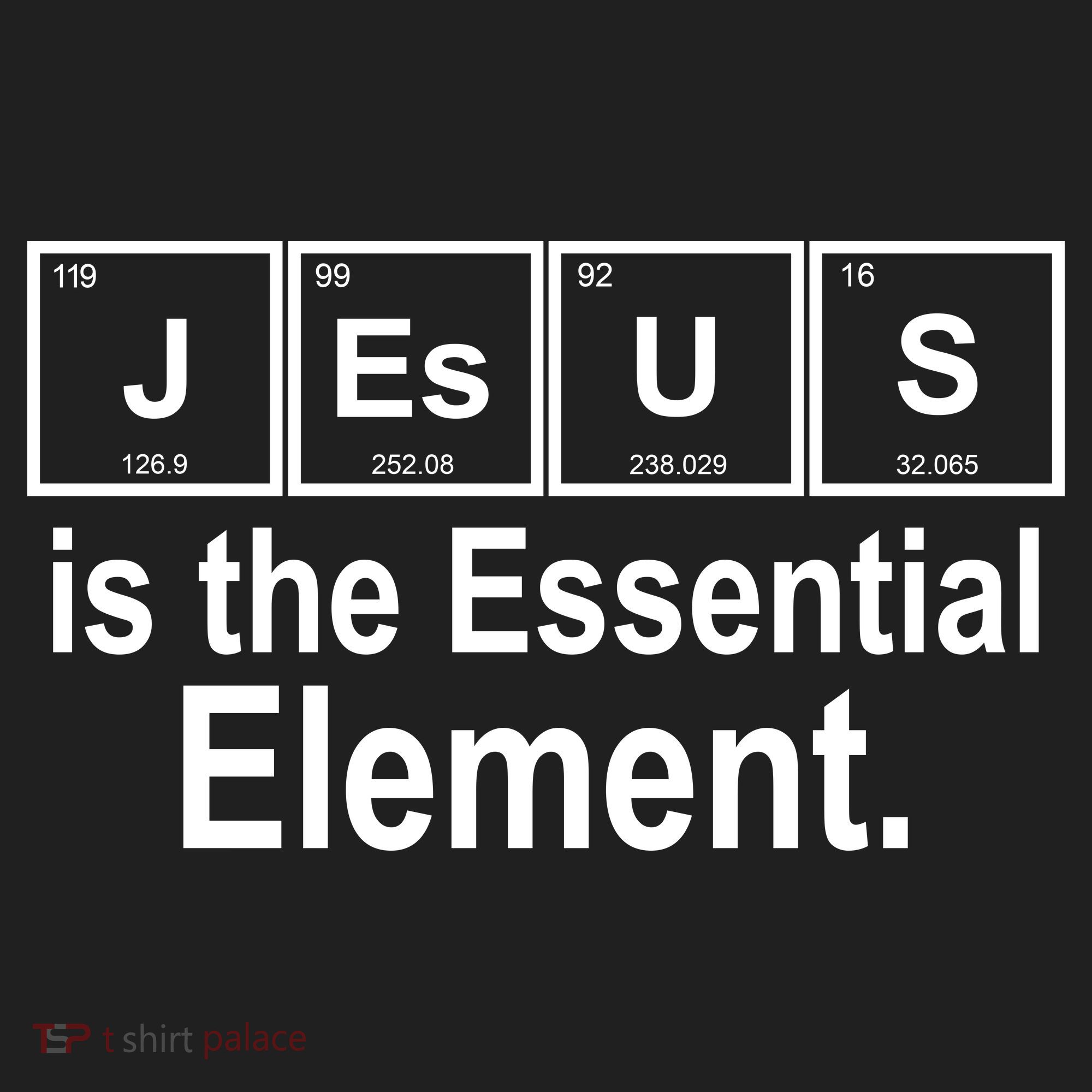Jesus Is The Essential Element Golf Towel