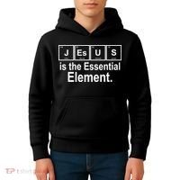 Jesus Is The Essential Element Kids Hoodie thumb 4