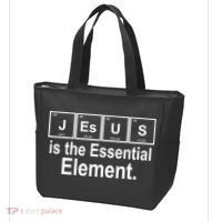 Jesus Is The Essential Element Tote Bag thumb 3