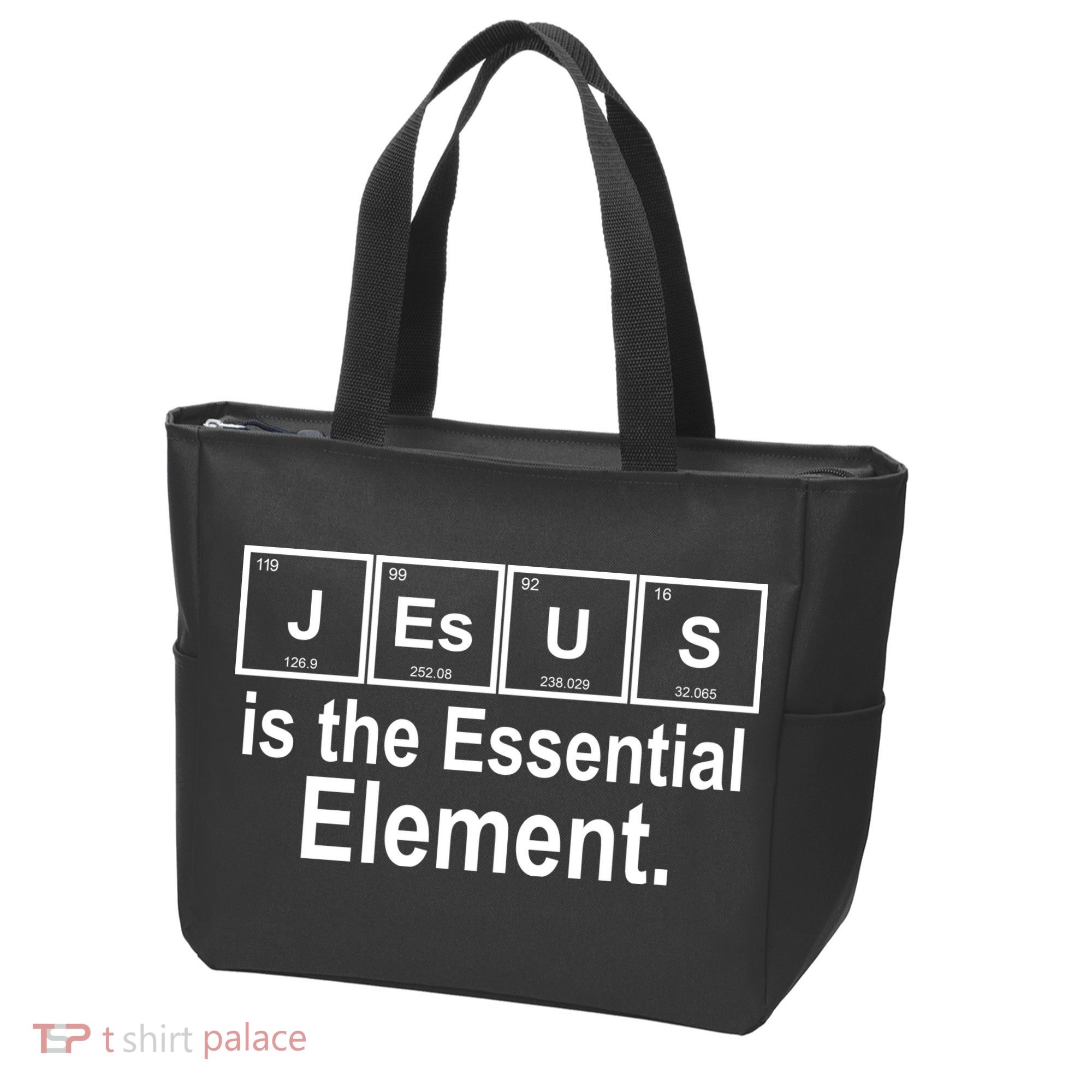 Jesus Is The Essential Element Tote Bag
