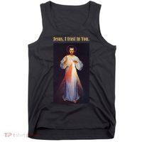 Jesus I Trust In You Divine Mercy Tank Top thumb 0