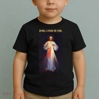 Jesus I Trust In You Divine Mercy Toddler T-Shirt thumb 2