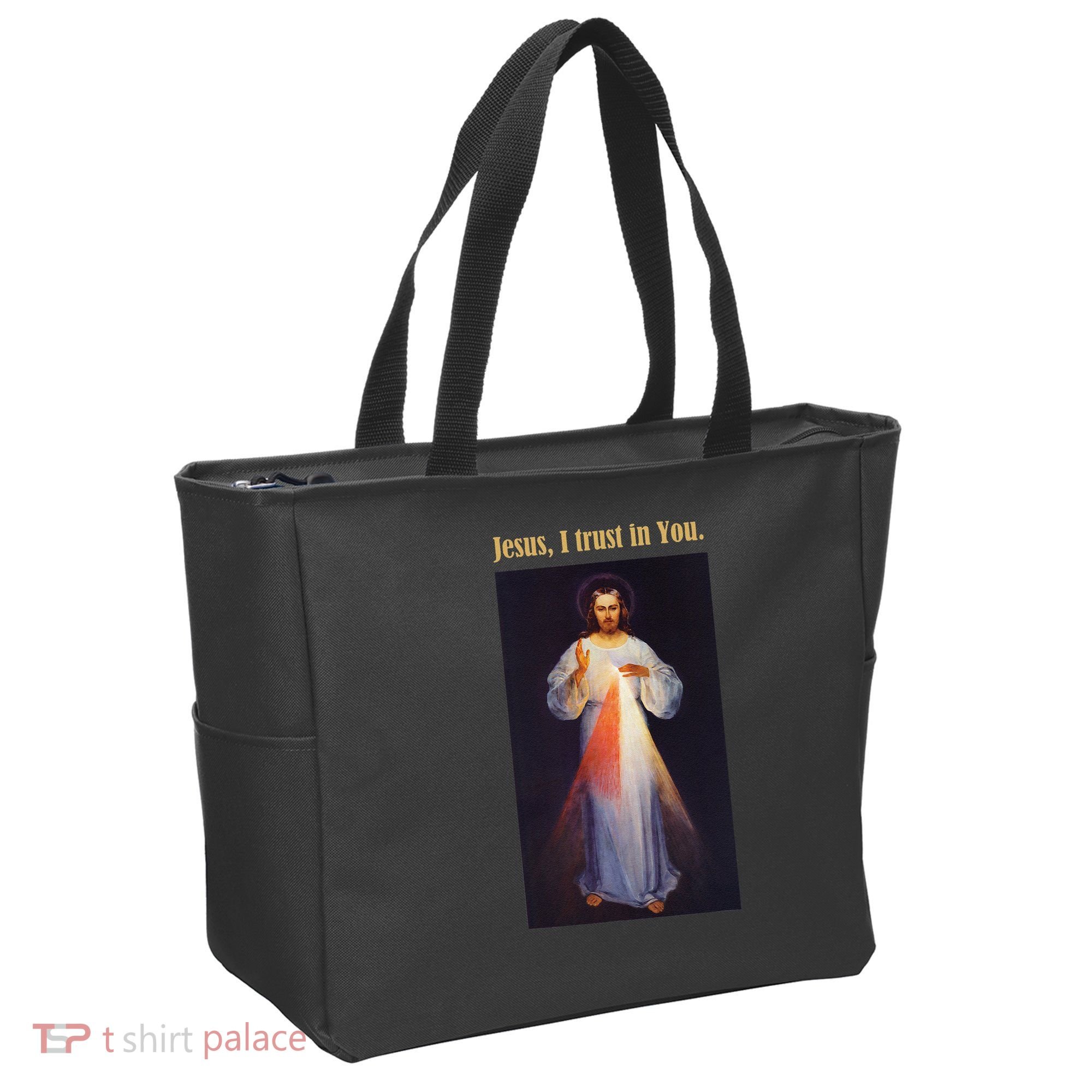 Jesus I Trust In You Divine Mercy Tote Bag
