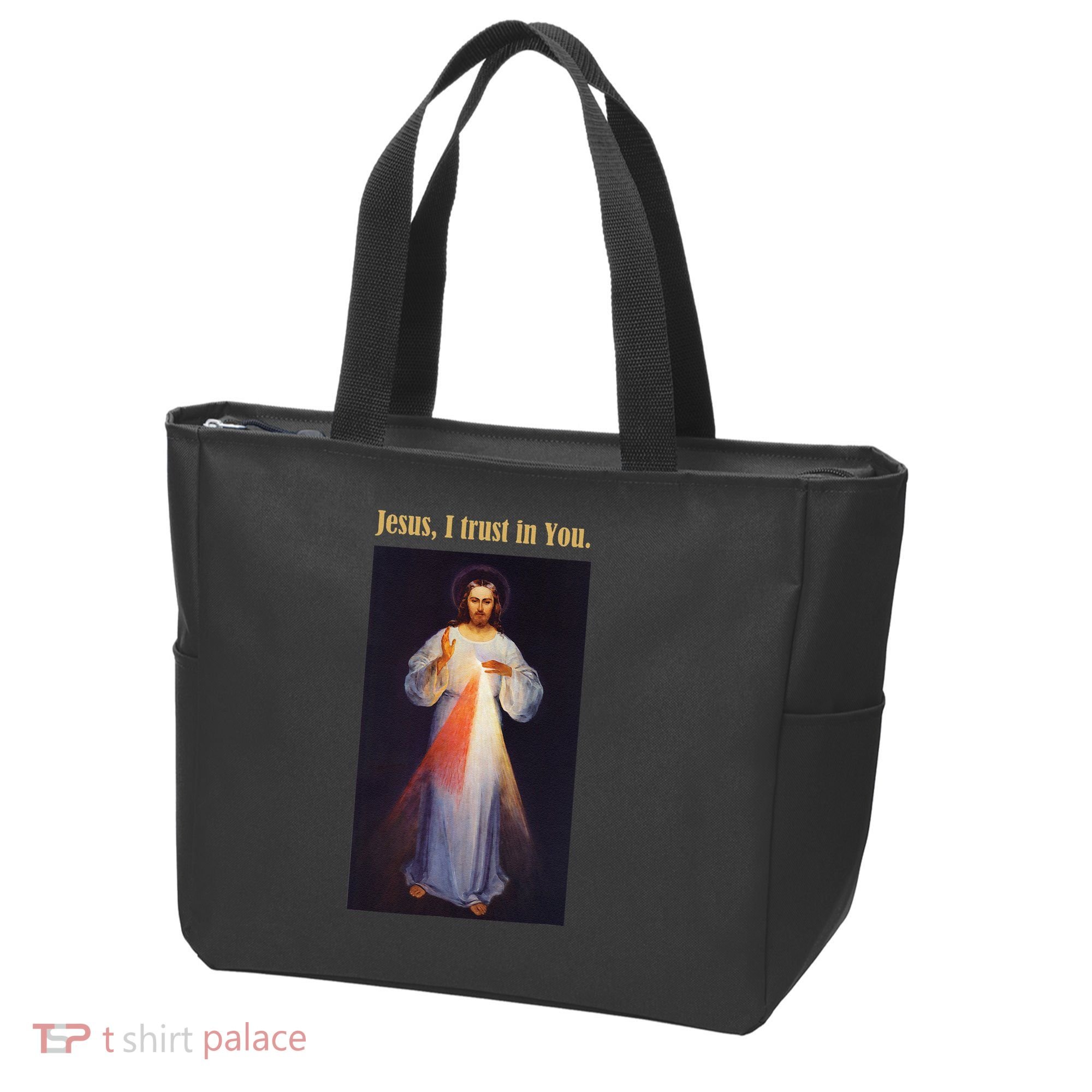 Jesus I Trust In You Divine Mercy Tote Bag