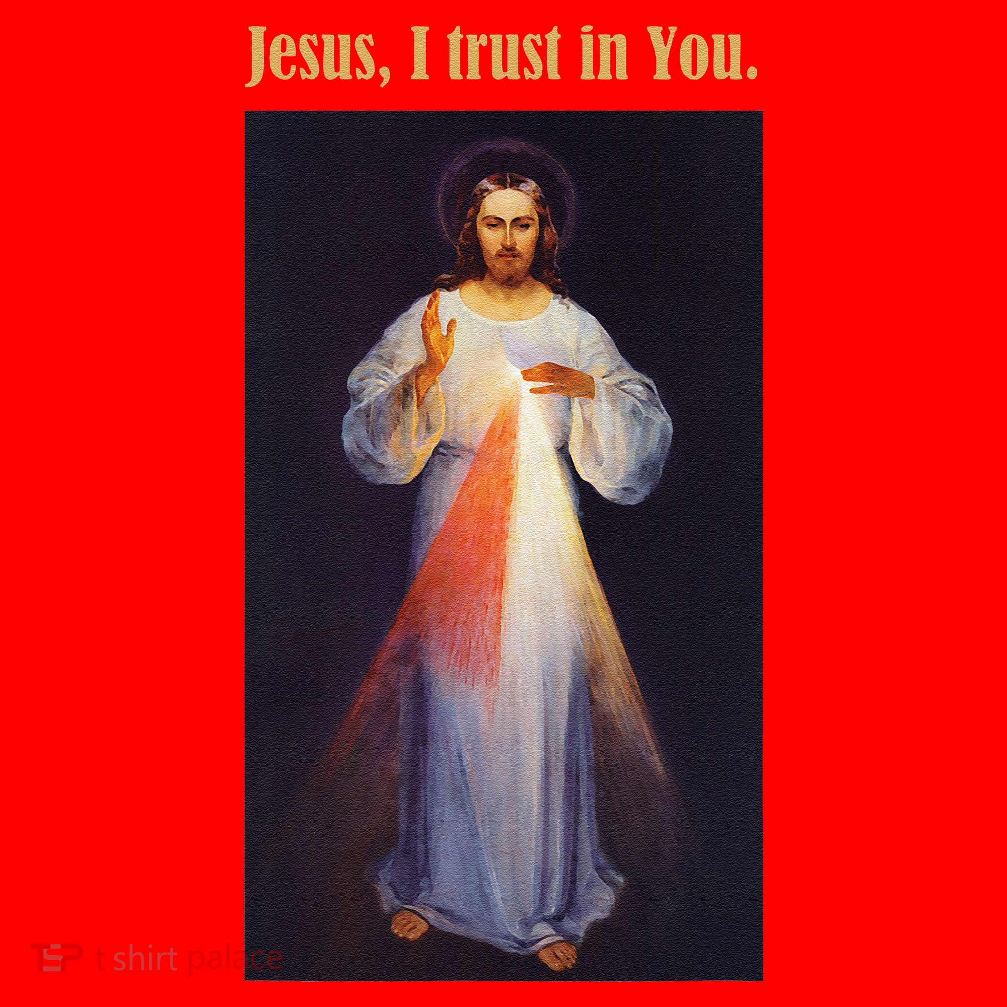 Jesus I Trust In You Divine Mercy Santa Hat