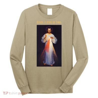 Jesus I Trust In You Divine Mercy Long Sleeve Shirt