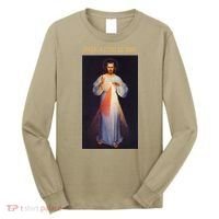 Jesus I Trust In You Divine Mercy Long Sleeve Shirt thumb 0