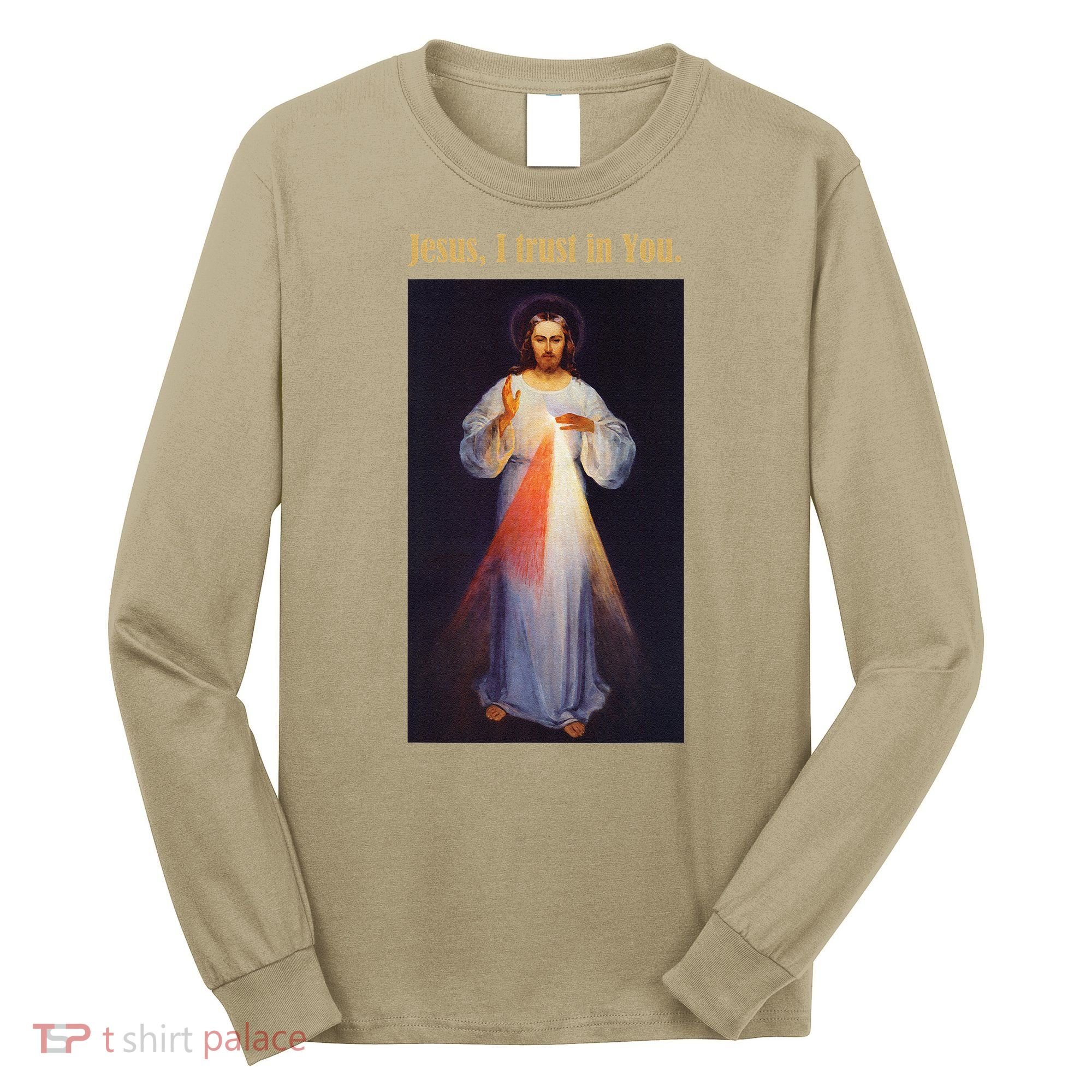 Jesus I Trust In You Divine Mercy Long Sleeve Shirt