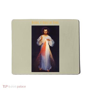 Jesus I Trust In You Divine Mercy Mousepad