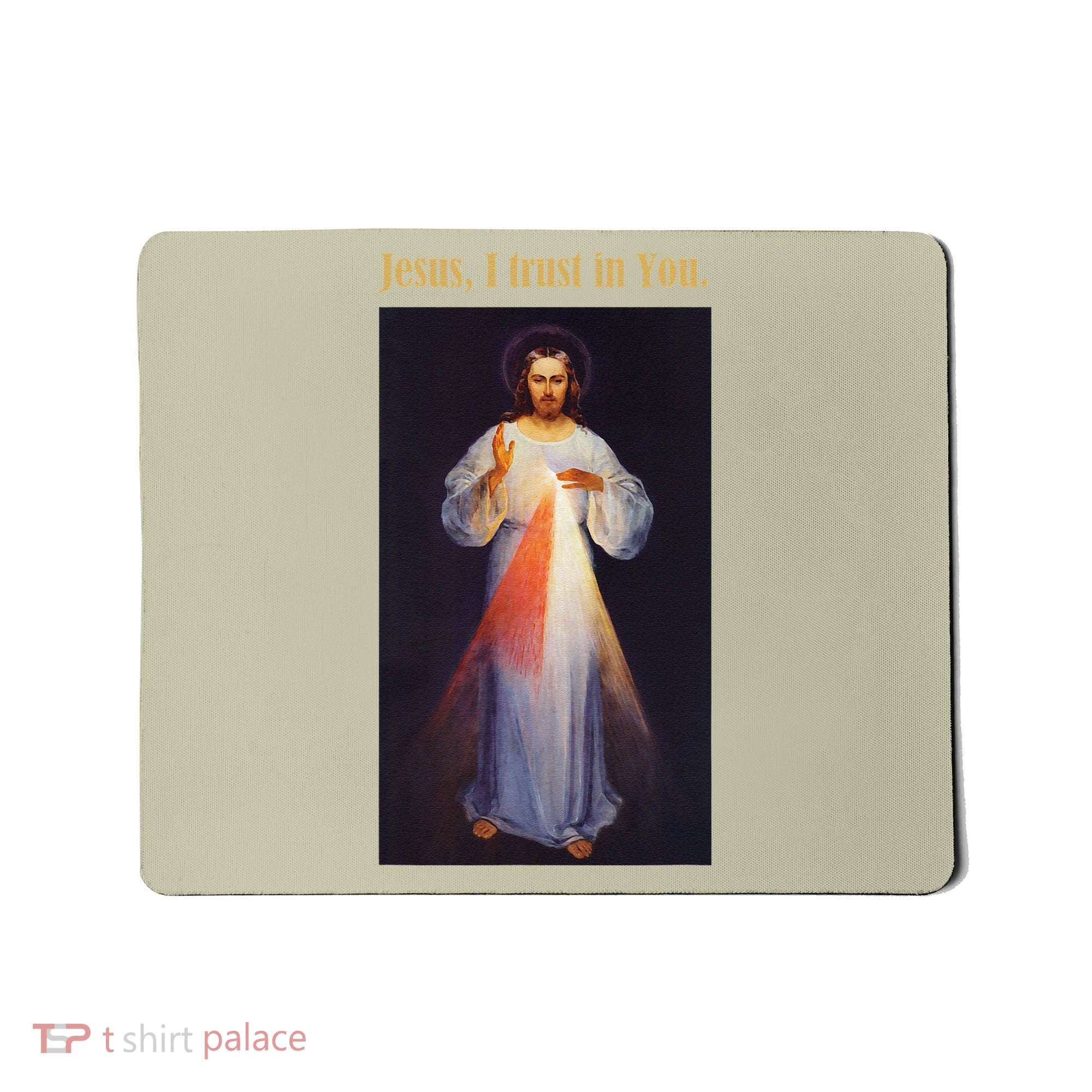 Jesus I Trust In You Divine Mercy Mousepad