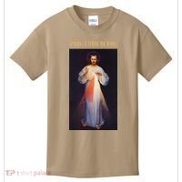 Jesus I Trust In You Divine Mercy Kids T-Shirt thumb 0