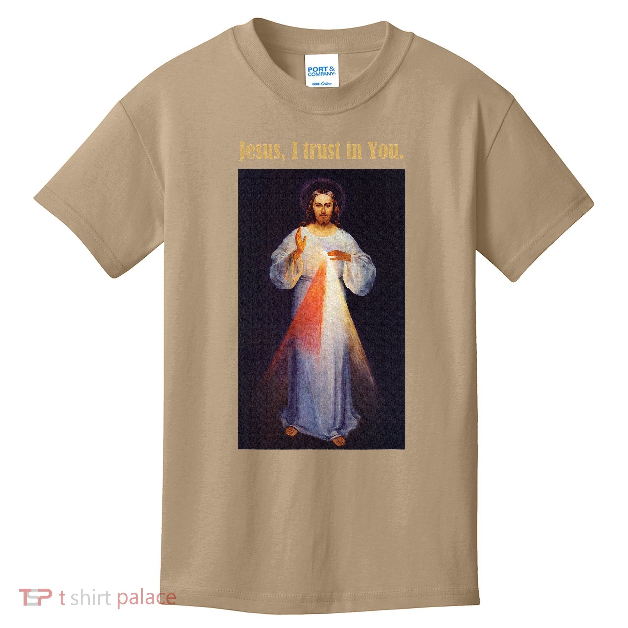 Jesus I Trust In You Divine Mercy Kids T-Shirt