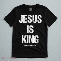 Jesus Is The King Motivational Christian Catholic Easter T-Shirt thumb 5