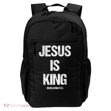 Jesus Is The King Motivational Christian Catholic Easter Backpack