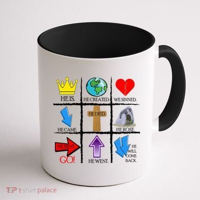 Jesus Is The Way Christian Signs Coffee Mug back