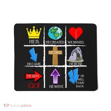 Jesus Is The Way Christian Signs Mousepad