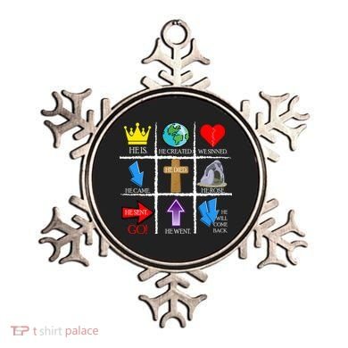 Jesus Is The Way Christian Signs Ornament