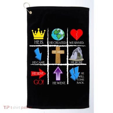 Jesus Is The Way Christian Signs Golf Towel