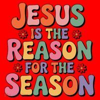 Jesus Is The Reason For The Season Retro Santa Hat thumb 1