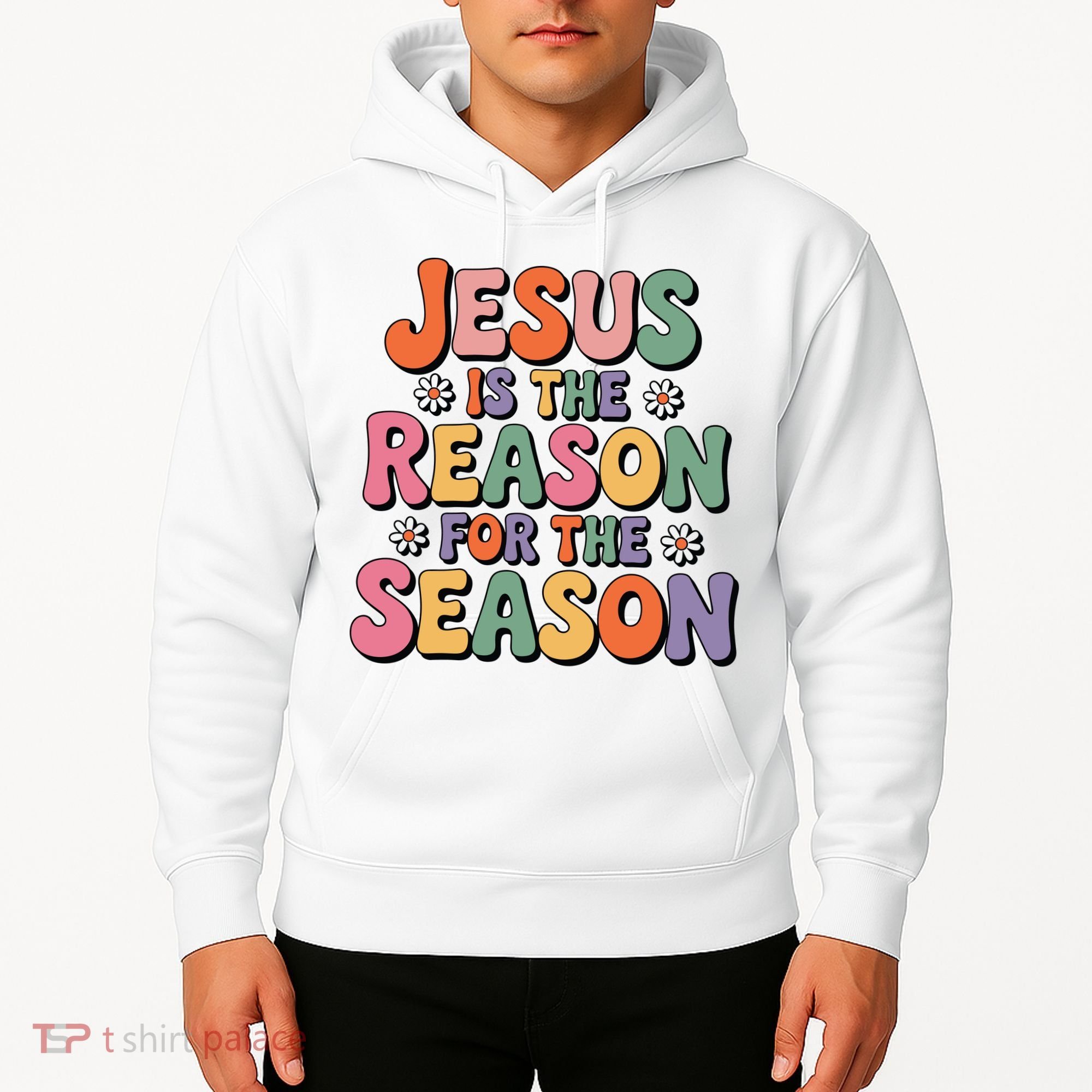 Jesus Is The Reason For The Season Retro Hoodie