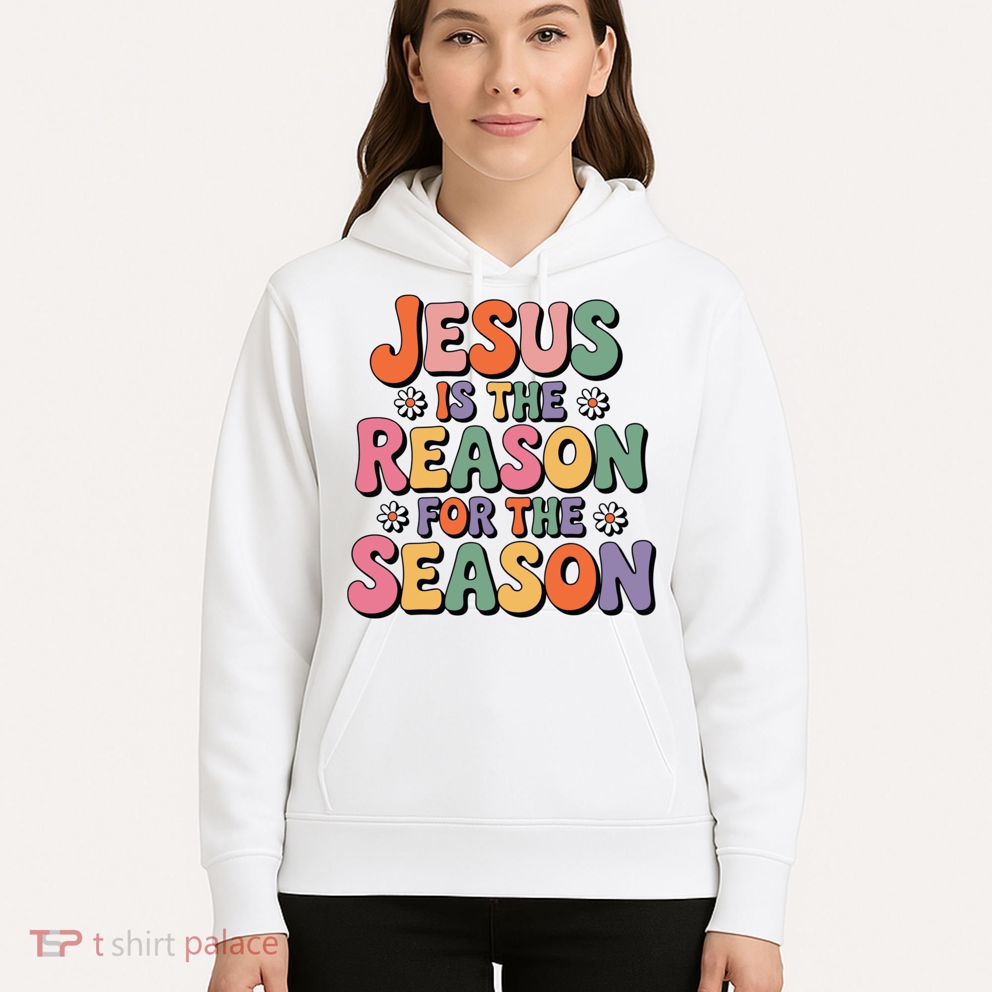Jesus Is The Reason For The Season Retro Hoodie