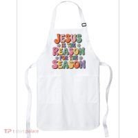 Jesus Is The Reason For The Season Retro Apron thumb 0